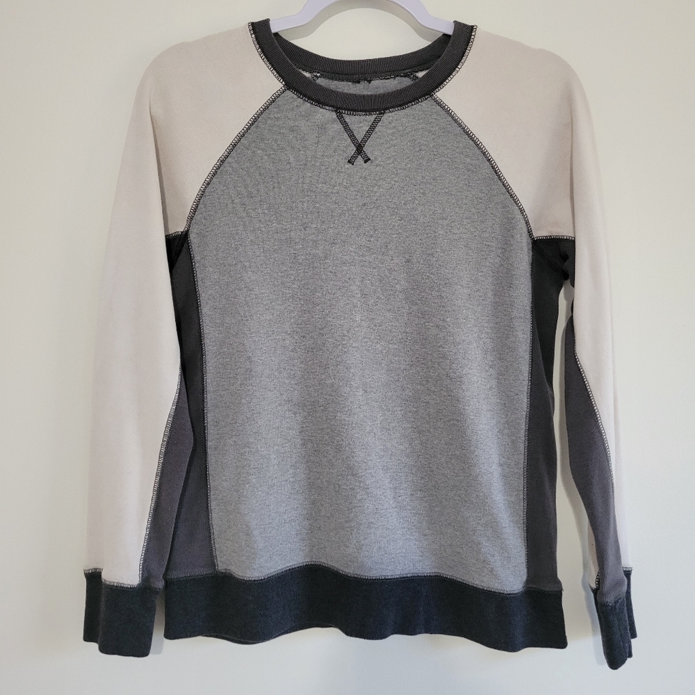 Eddie Bauer Women Colorblock Sweatshirts Top S